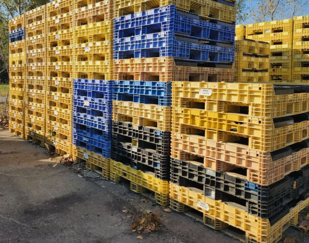 48x45x34 collapsible bulk containers — Gaylord pallet containers in stock