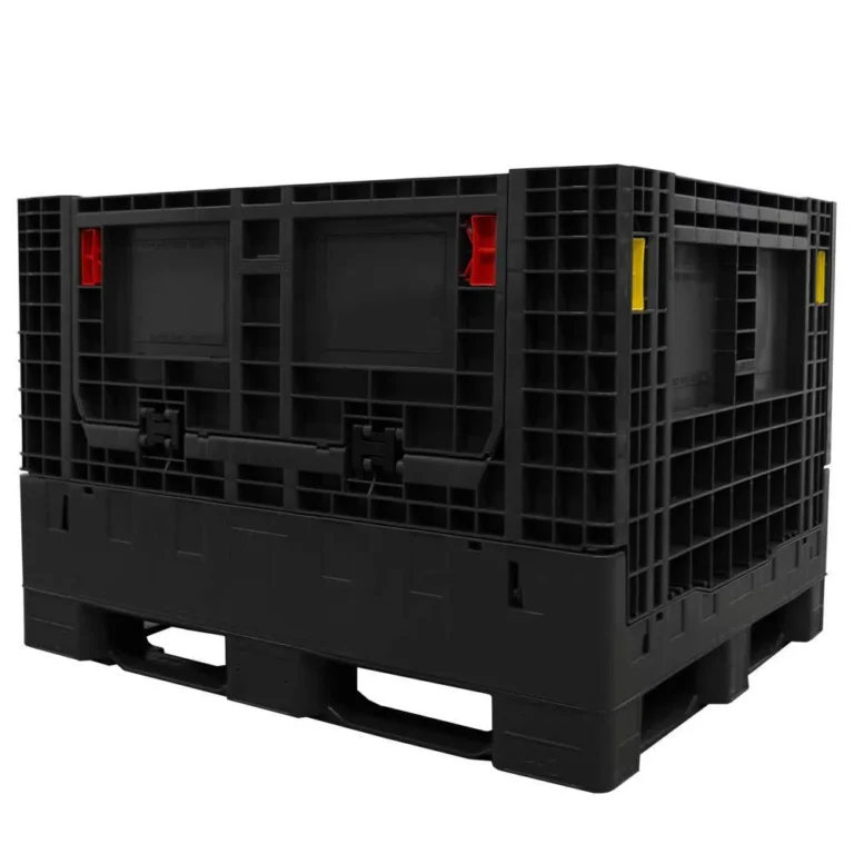 Foldable Bulk Shipping Cargo Container – 48″ x 40″ x 34″, 1,800 lbs, Monoflo