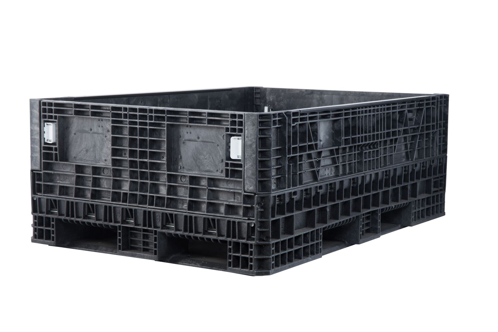 70x48 collapsible bulk container — extra-long capacity for insulated panels, tubing, aerospace, and contract assembly