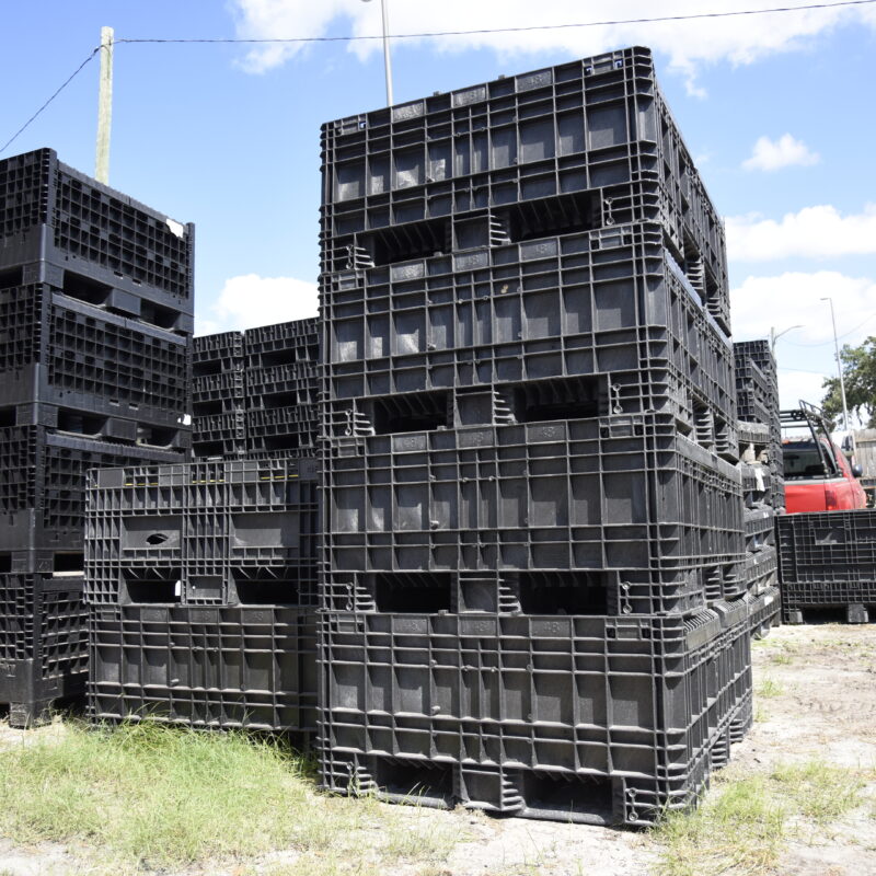 Reconditioned Collapsible Bulk Container – 48 × 45 × 50 in