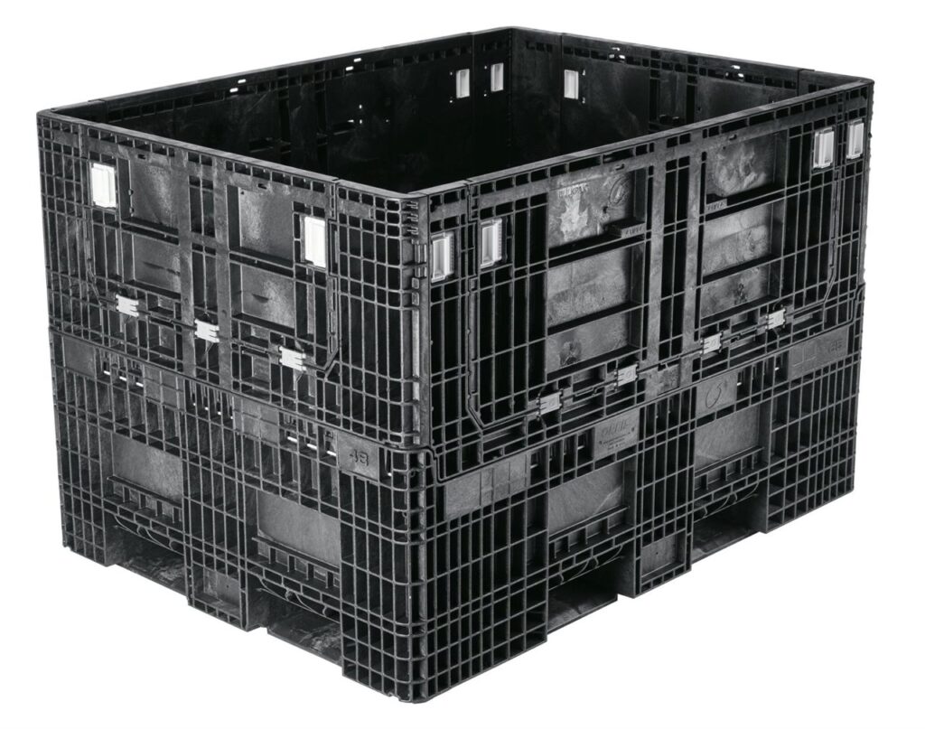 Representative 64 x 48 in collapsible bulk container